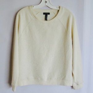 LRL Lauren Jeans Co Ralph Lauren sweatshirt with tone on tone lace front Size XL